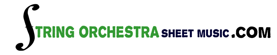 String Orchestra Sheet Music Logo